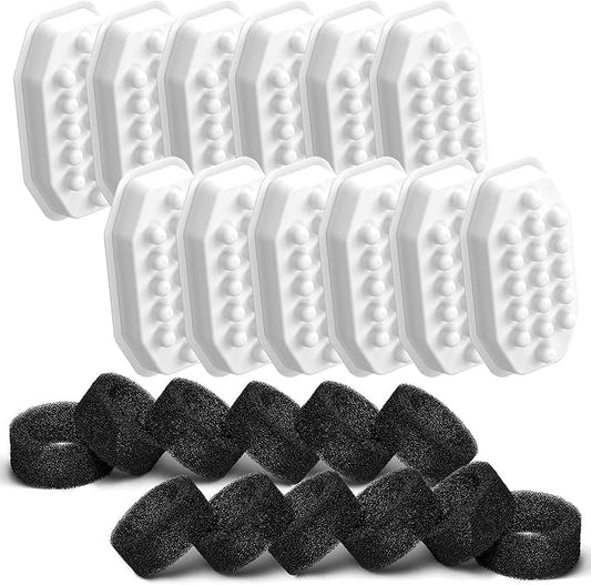 Official Cat Water Fountain Filters Replacement & Pre-Filter Sponges for 3.2L/108oz Automatic Pet Fountain Dog Water Fountain