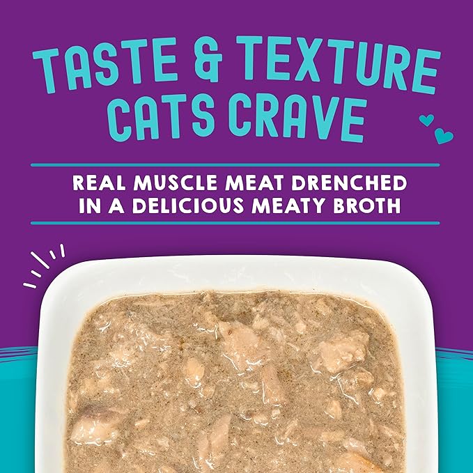 Stella & Chewy's Carnivore Cravings Wet Cat Food Pouches – Grain Free, Protein Rich Meal, Topper or Treat – Salmon, Tuna & Mackerel Recipe (2.8 Ounce Pouches, Case of 24)