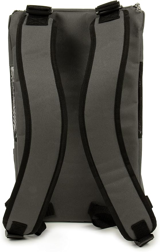 TrustyPup 2-in-1 Pet Backpack Travel Carrier, Airline Approved & Guaranteed On Board - Gray, Medium