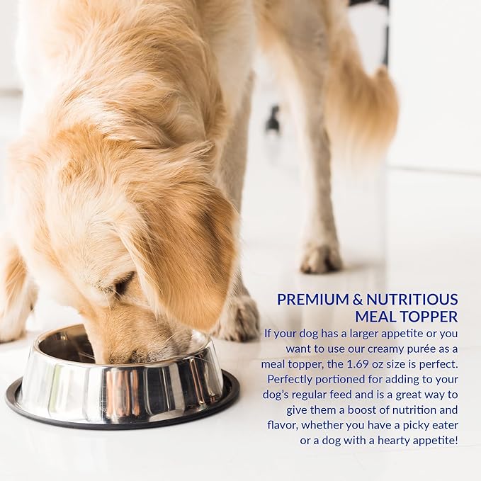 INABA Churu Meal Topper for Dogs, Complete & Balanced, Creamy, Lickable Purée Dog Food Toppers, 1.69 Ounce Tube, 9 Tubes (3 per Pack), 3 Flavor Variety Pack