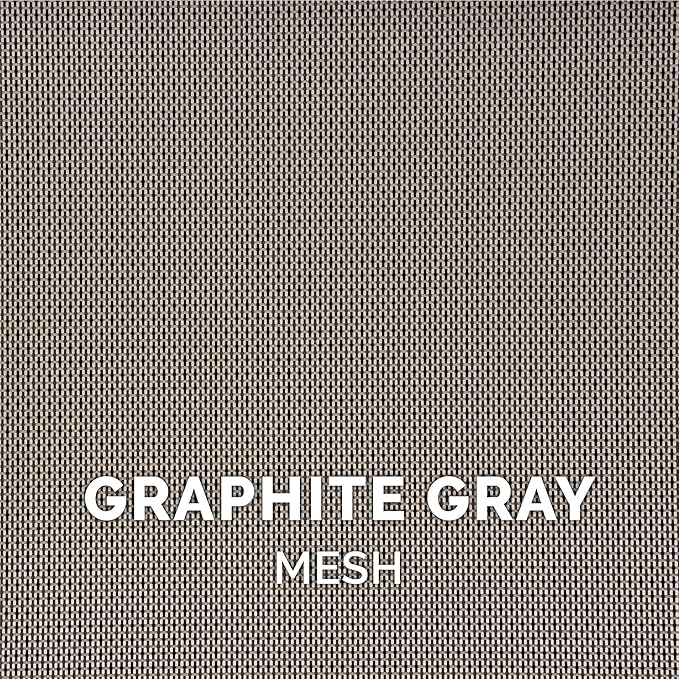 FurHaven Elevated Pet Cots - Cooling & Breathable Nylon Mesh Hammock for Large Dogs/Easy-to-Assemble / / Durable and Reinforced/Perfect for Rest & Relaxation Outdoors - Graphite Gray, Extra Large