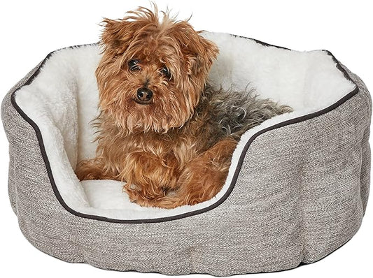 MidWest Homes for Pets Extra-Small QuietTime Deluxe Pet Bed- Taupe/Fur