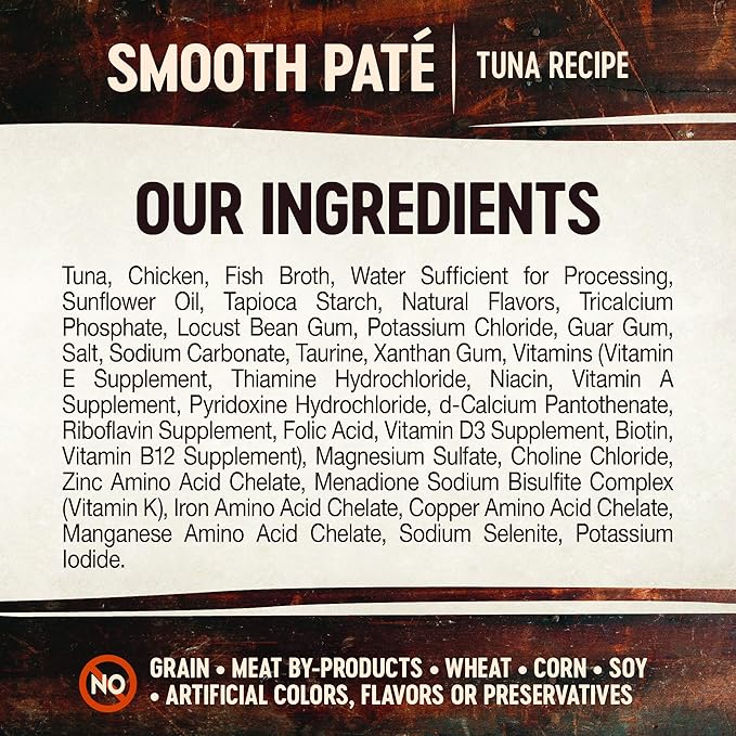 Wellness CORE Tiny Tasters Wet Cat Food, Complete & Balanced Natural Pet Food, Made with Real Meat, 1.75-Ounce Pouch, 12 Pack (Adult Cat, Tuna Pate)