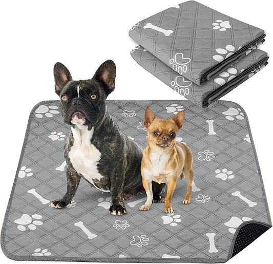 PatiencET Washable Pee Pads for Dogs, 36'' x 41" Reusable Puppy Pads with Super Absorbent, 2 Pack Large Potty Buddy with Waterproof Bottom for Pet Training, Housebreaking and Incontinence